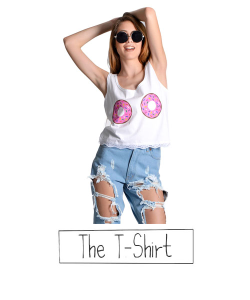 e-outfit donuts t-shirt